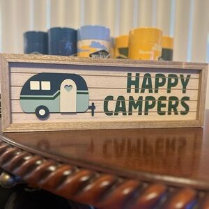 NWT Happy Camper Camp sign